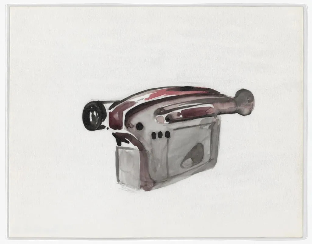Untitled, by Tony Oursler, watercolor, 1993