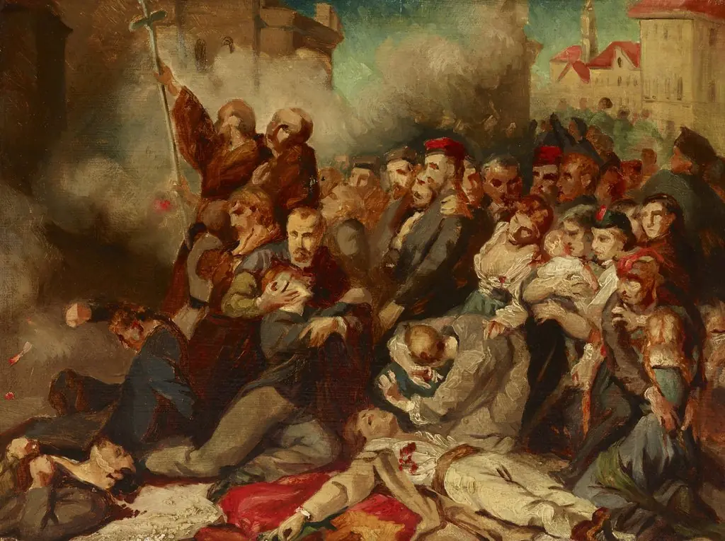 Warsaw on 8 April 1861, by Tony Robert-Fleury
