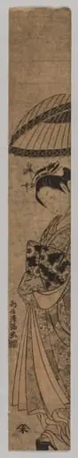 A Beautiful Woman, by Torii Kiyomitsu