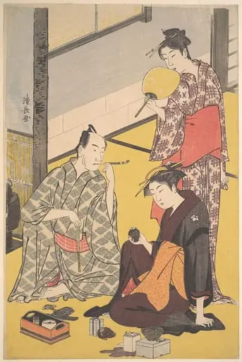 四代目松本幸四郎とその家庭|The Kabuki Actor Matsumoto Kōshirō IV, by Torii Kiyonaga