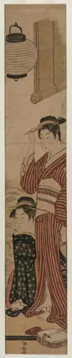 Two Geisha on a Balcony, by Torii Kiyonaga