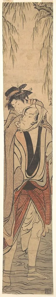 Untitled, by Torii Kiyonaga, ink, 1783