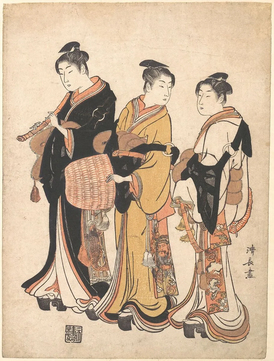 Untitled, by Torii Kiyonaga, ink, 1778