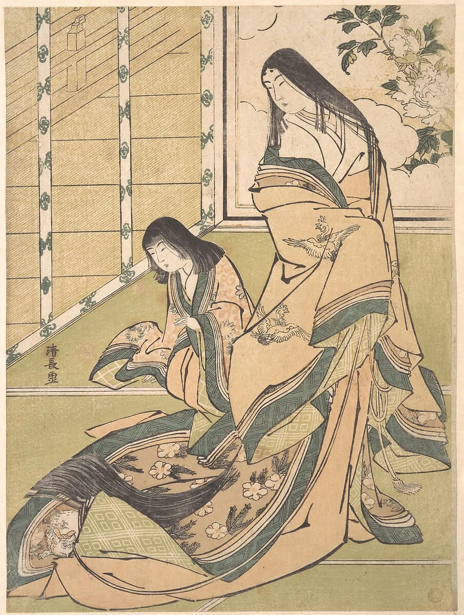 Untitled, by Torii Kiyonaga, ink, 1785