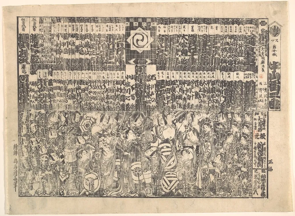 Untitled, by Torii Kiyonaga, ink, 1800