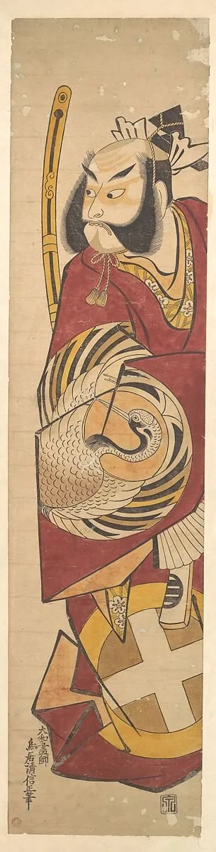 Untitled, by Torii Kiyonobu, ink, 1725