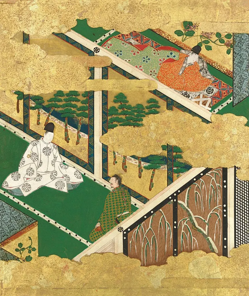 “The Oak Tree” (Kashiwagi), by Tosa Mitsuyoshi