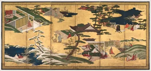 Scenes from the Tale of Genji, by Tosa School