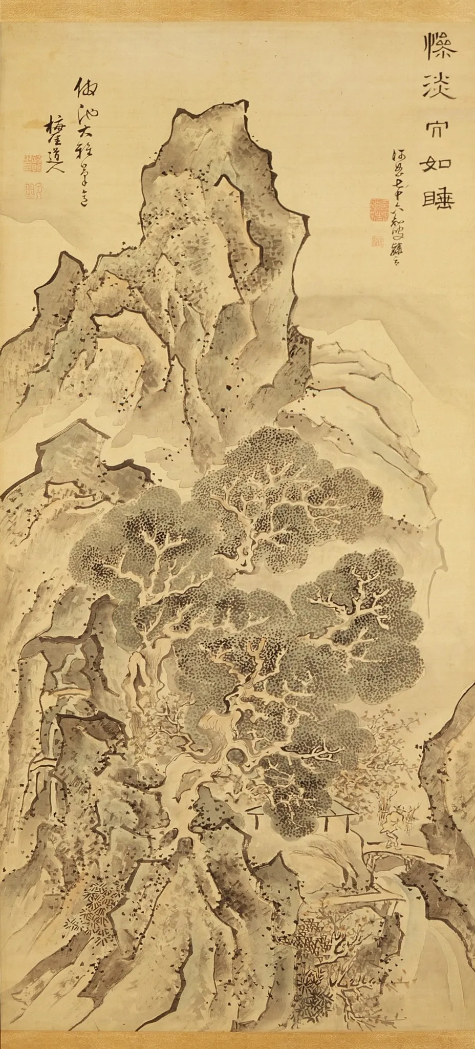 Landscape in the Style of Taiga, by Totoki Baigai, unspecified, 1786