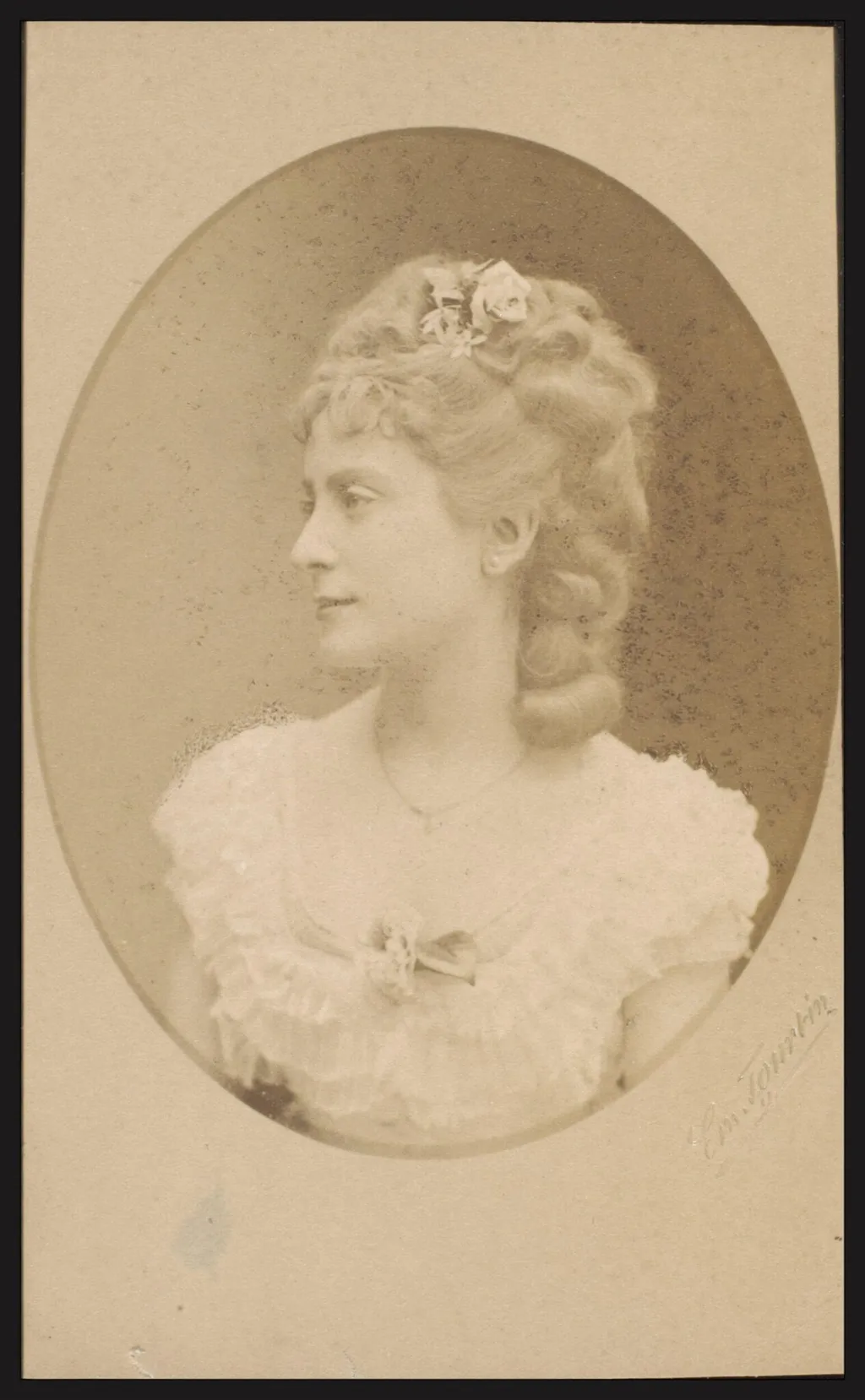 Guy Little Theatrical Photograph, by Tourtain, photographic, 1850