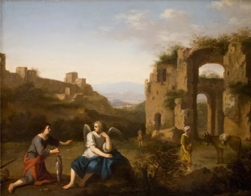 Tobiah and the Angel, by Toussaint Gelton