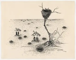 Untitled, by Toyen, 1939