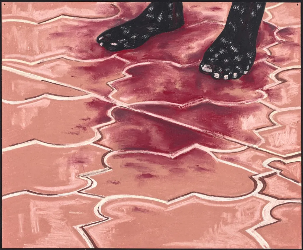 Untitled, by Toyin Ojih Odutola, pastel, 2014