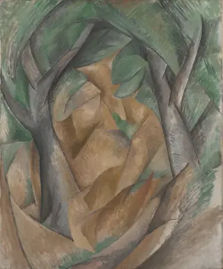 Trees at l'Estaque, by Georges Braque