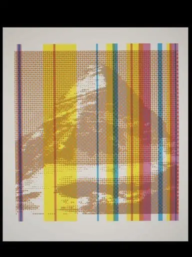 The image anticipates its own reproduction, by Trevor Abbott