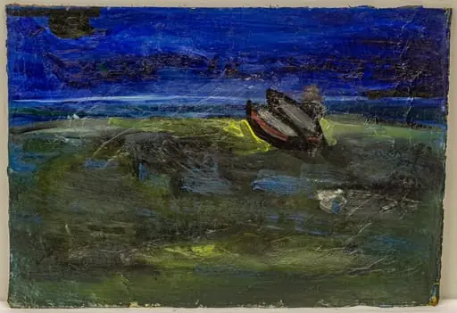 Peisaj (Bărci pe malul mării), by Trifu Alexandru