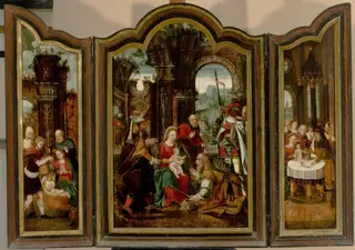Triptych: Adoration of the Magi, Adoration of the Shepherds, Circumcision