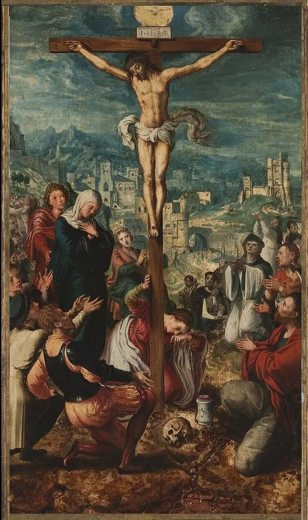 Triptych:Crucifixion of Jesus (central panel)
