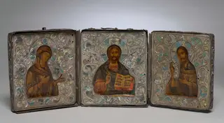 Triptych with Christ, the Virgin, and St. John the Evangelist