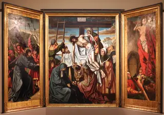 trittico della discesa dalla croce