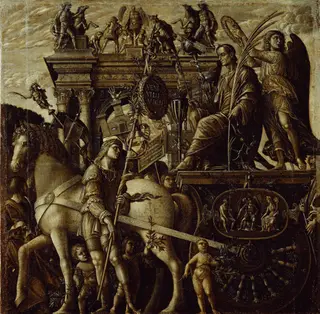 Triumphs of Caesar: Caesar on the Triumphal Chariot