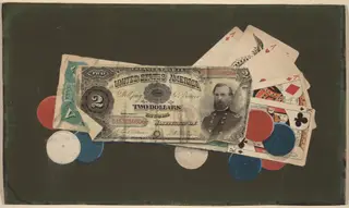 Trompe l'Oeil: A Full House with Chips, $2 and $5 Bills