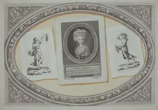 Trompe l'Oeil: Prints with Maria Teresa, Using Original Copperplates
