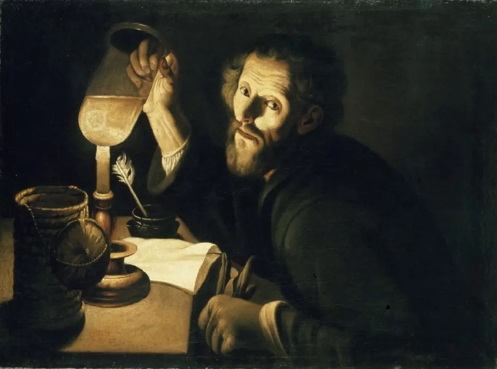 A Physician with a Urine Sample, by Trophime Bigot
