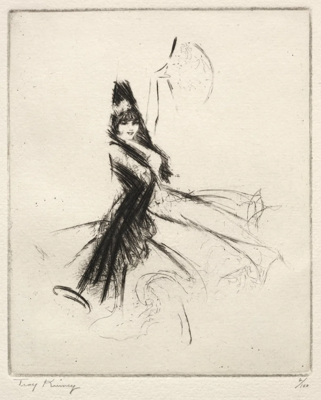 Tortola Valencia, by Troy Kinney, 1918