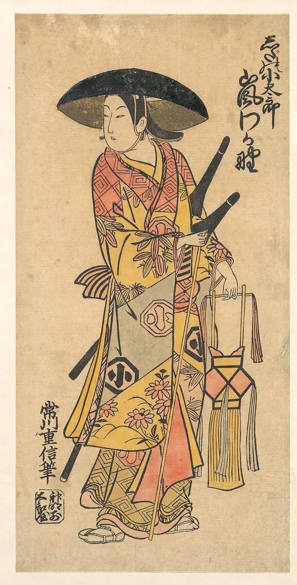 Untitled, by Tsunegawa Shigenobu, ink, 1730