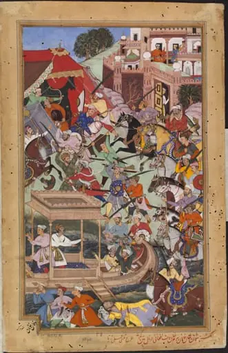 Bairam Khan is Assassinated by an Afghan at Patan, by Tulsi