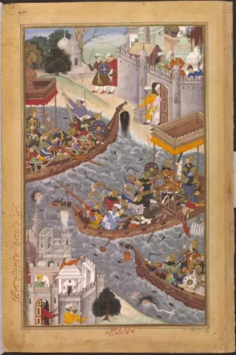 Shuja'at Khan and Asaf Khan, by Tulsi