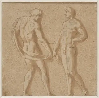 Two athletes