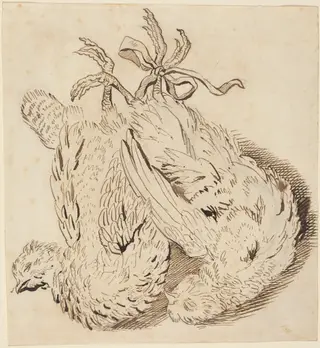 Two Dead Chickens
