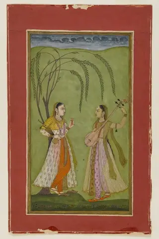 Two Ladies in a Landscape