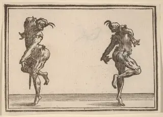 Two Pantaloons Dancing