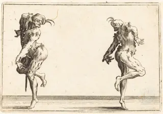 Two Pantaloons Dancing