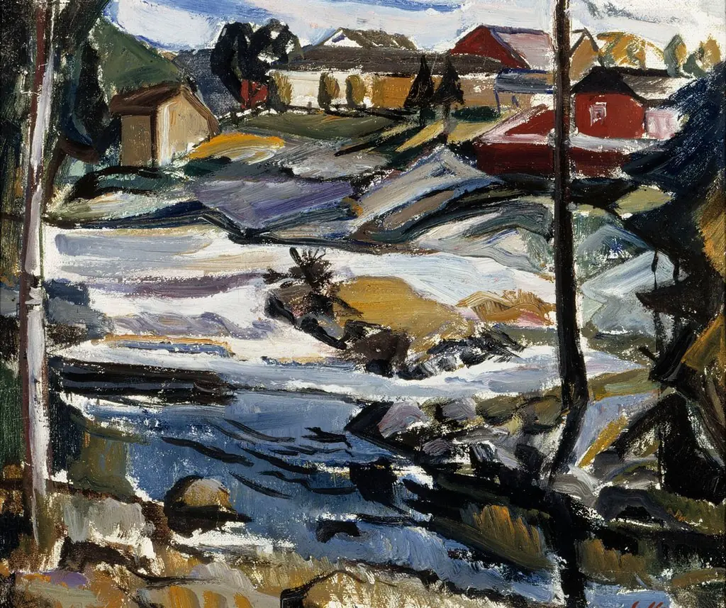 Landscape in Kajaani, by Tyko Sallinen