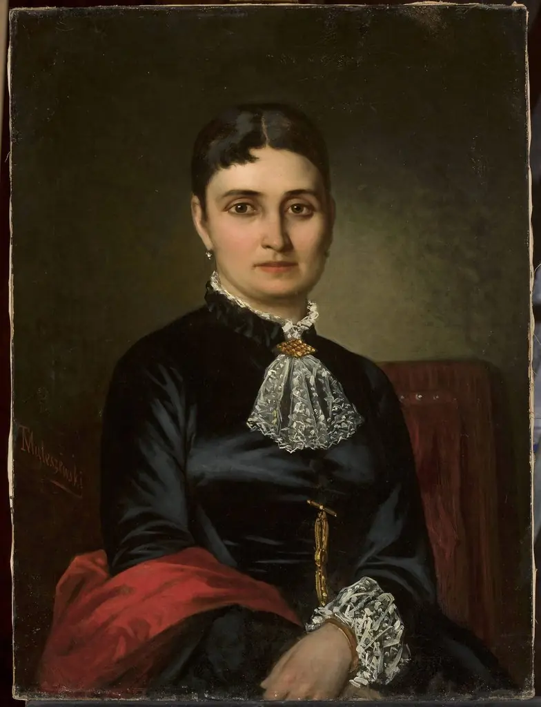 Portrait of Apolonia Anaszkowska, by Tytus Maleszewski