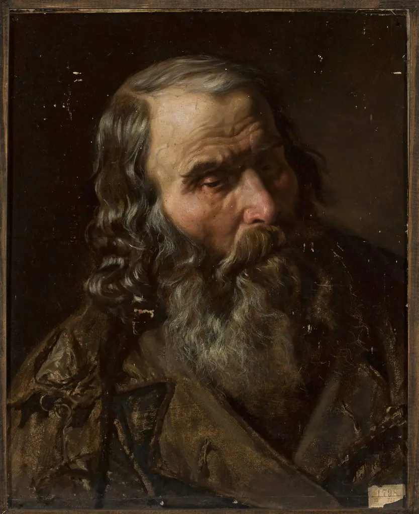 Head of an old man, by Tytus Pilecki