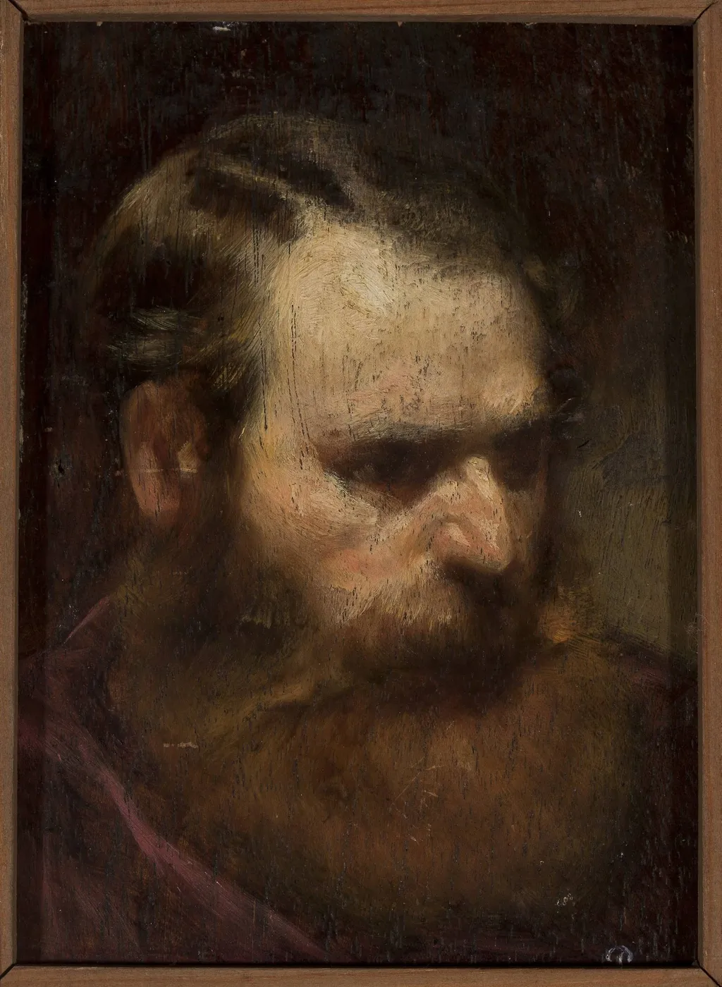 Portrait of a man, by Tytus Pilecki, oil, 1883