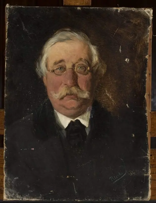 Portrait of an old man, by Tytus Pilecki