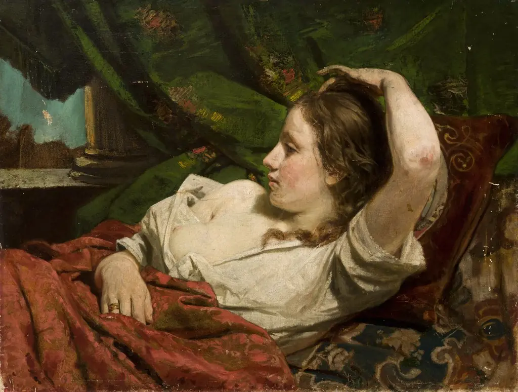 Reclining Girl, by Tytus Pilecki