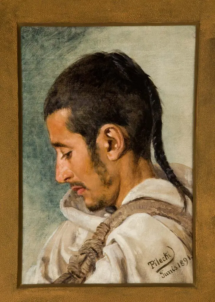 Study of an Algerian's Head, by Tytus Pilecki