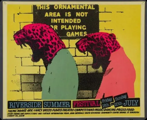Riverside Summer Festival, by U-Print Collective