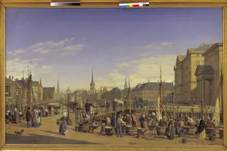 Udsigt fra Gammel Strand mod Christiansborg