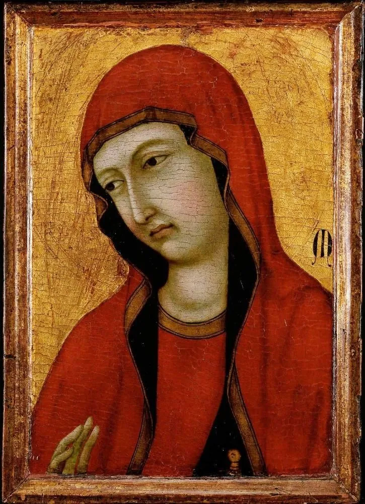 Saint Mary Magdalen, by Ugolino di Nerio, tempera, 1320