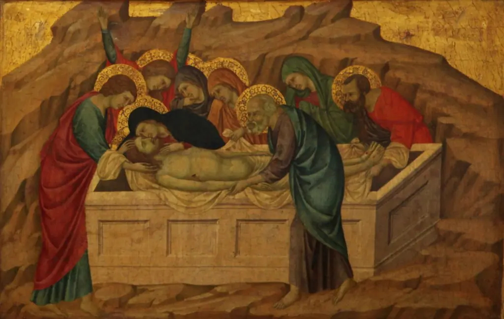 The Entombment of Christ, by Ugolino di Nerio