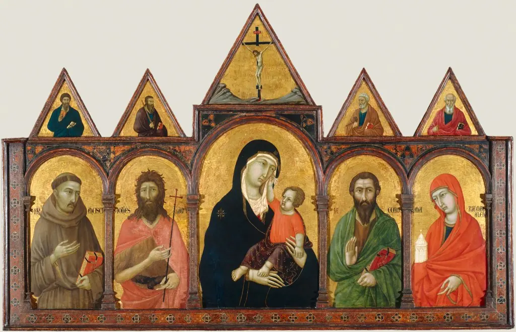 Virgin and Child with Saints, by Ugolino di Nerio