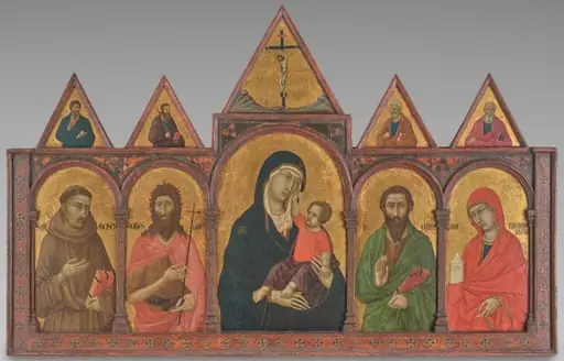 Virgin and Child with Saints, by Ugolino di Nerio